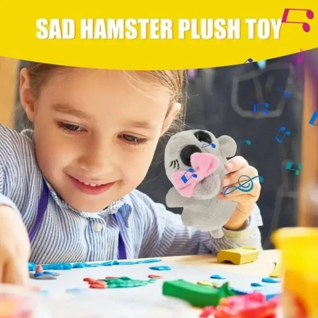 Curated visual reference: Visual Reference: Sad Hamster Musical Plush Toy Soft Stuffed Animal Cute Hamster