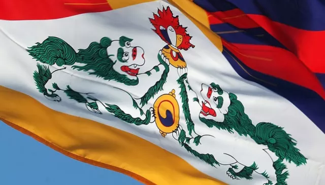 TIBET flag new 3x5 ft TIBETAN DALAI LAMA better quality usa seller 2