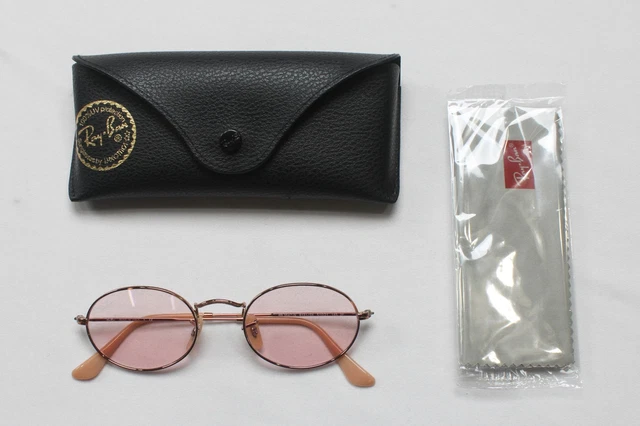 Ray Ban Oval Flat Sunglasses SV3 Copper/Evolve Light Pink RB3547N Size 51-21-145