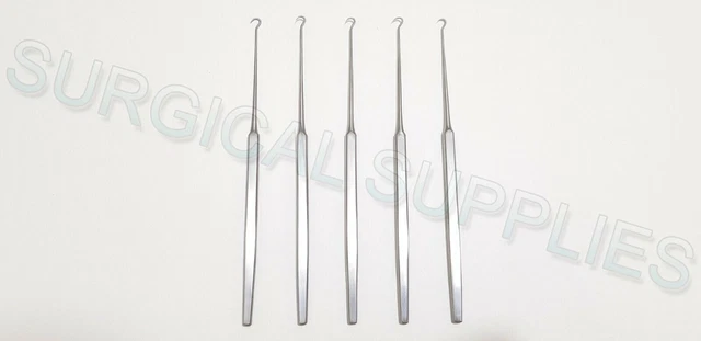 5x Frazier Peau Crochets Neuro Chirurgie Dentaire Instruments En Acier...
