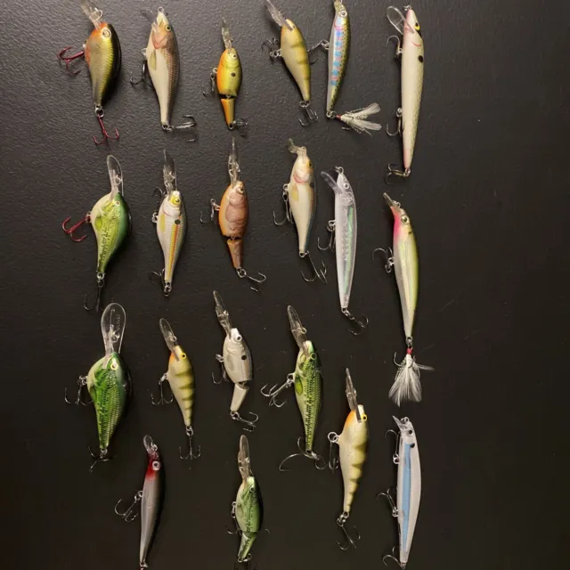 17 PC LOT Rapala Lures Smithwick Cordell Jointed Floating Minnow Fishing  Baits $49.99 - PicClick