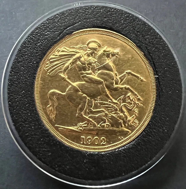 1902 Edward VII Two Pound Gold Coin