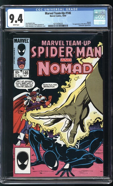 Marvel Team-Up 146 CGC 9.4 NM 1st app Black Abbott Nomad Taskmaster Spider-Man