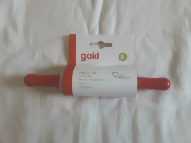 goki - Nudelholz - Spielzeug aus Holz für Küche - NEU