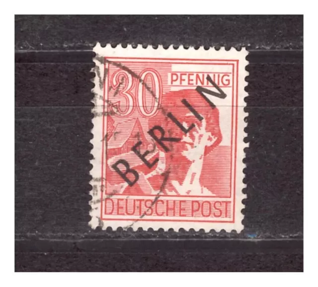 Berlin - Nr.  11 (30 Pf. Schwarzaufdruck)  - gestempelt - geprüft BPP