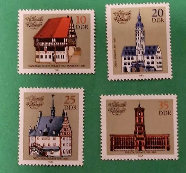 Briefmarken DDR 1983, Michel-Nr.: 2775 - 2778,