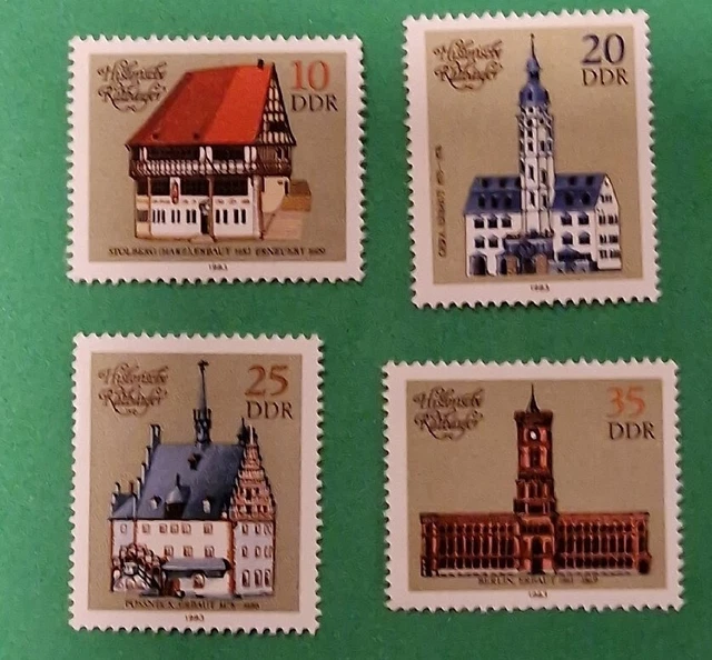 Briefmarken DDR 1983, Michel-Nr.: 2775 - 2778,