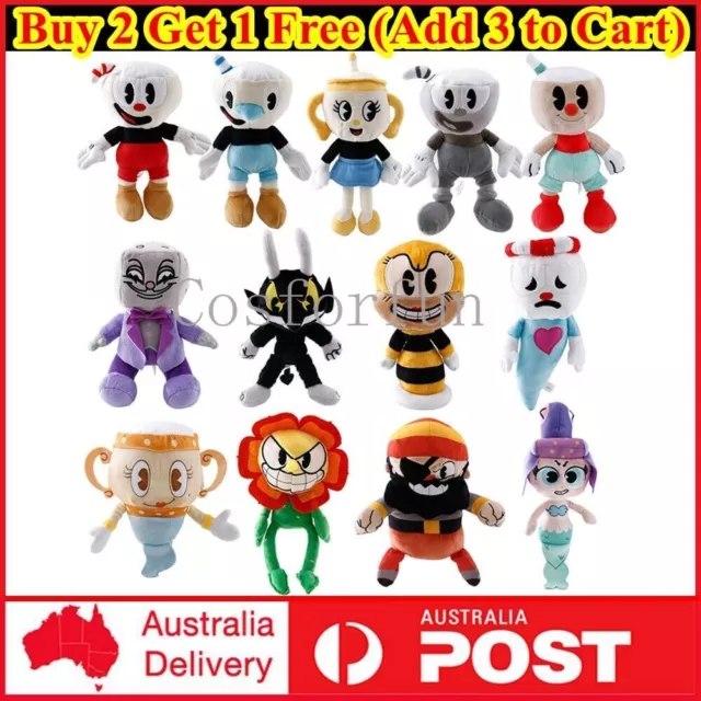 The Cuphead Show Cuphead Plush Doll 15 Animated Series Character Soft Toy  : : Toys & Games