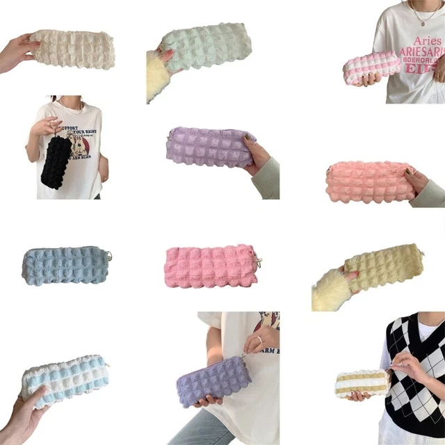 Cute Pleated Bubble Toiletry Bag Makeup Organizer Great for Parties and Outings