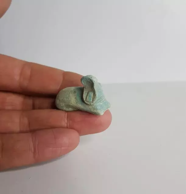 A rare ancient Egyptian Pharaonic pendant amulet made of antique BC stone 2