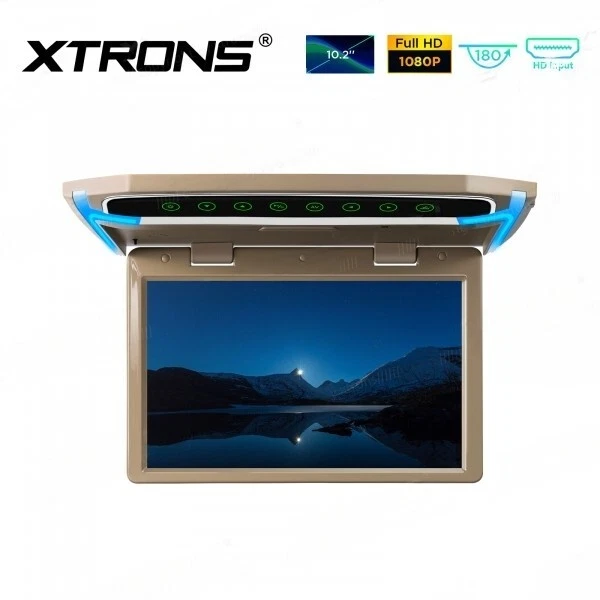 XTRONS HD DECKENMONITOR Klappbar 25.6cm (10,1'') HDMI LCD MONITOR ...