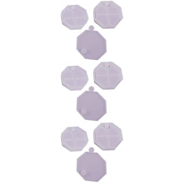 9 piezas Plantador Forma de maceta Joyería Contenedor Forma Joyería Organizador Forma