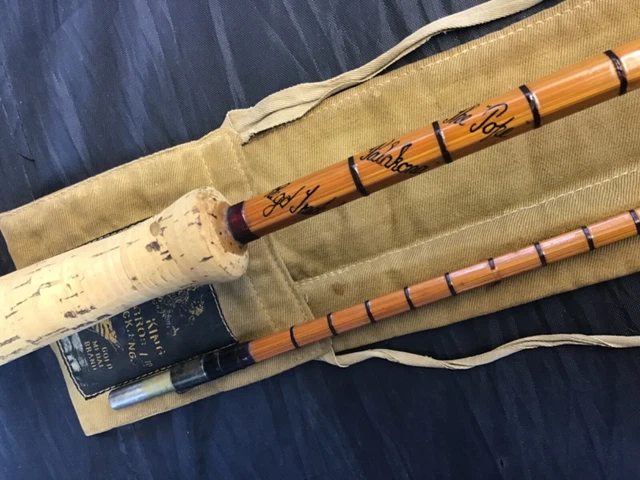 VINTAGE HARDY “THE Pope” 10ft, 2 piece Palakona split cane fly fishing ...