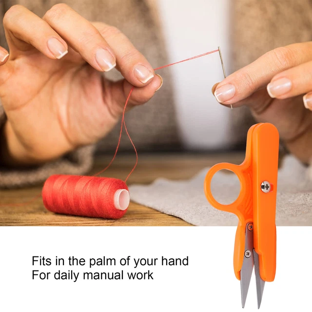 3pcs Lightweight Portable Crochet Scissors Incisive Stainless Steel Mini
