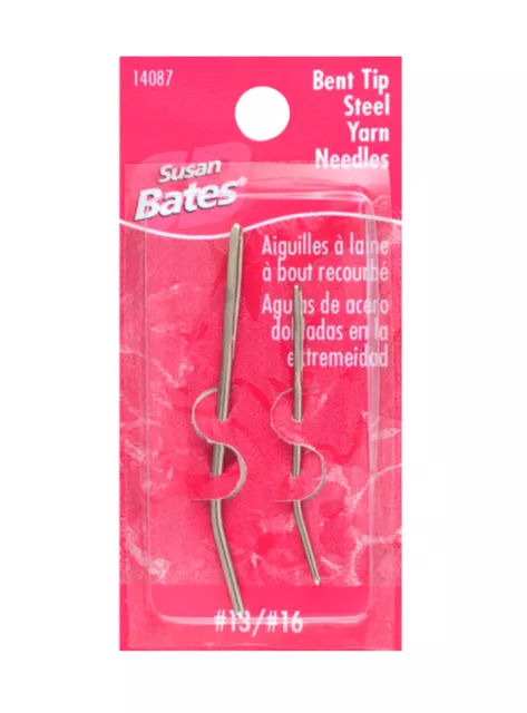 Susan Bates Steel Yarn Needles Size 13 2 Pkg