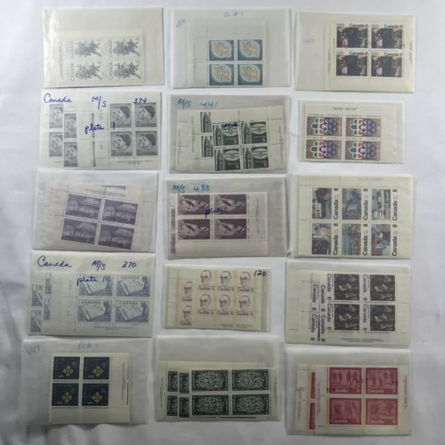 170x ALL DIFFERENT Canada Matched Block Sets - $465 FV MNH Face Value Collection 3