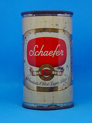 SCHAEFER LAGER BEER Flat Top F & M Schaefer brewing Brooklyn, NY USBC  128-11
