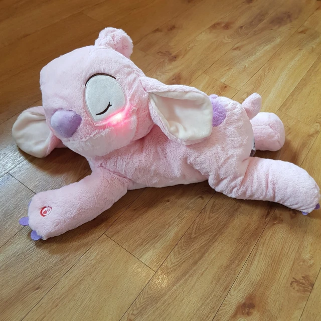 DISNEY LILO AND Stitch Angel Sleeping Light Up Soft Toy Plush Primark Pink 17" £22.99 PicClick UK