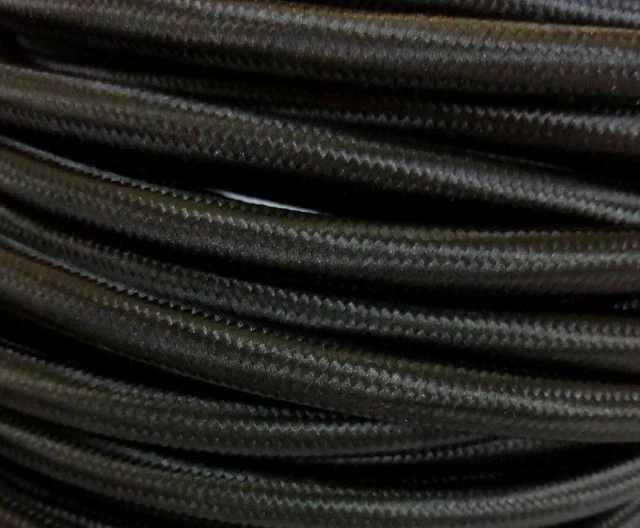 Cavo Tondo Retrò, Conduttore Con Copertura In Tessuto 2x0,75 Mm - Foto 4