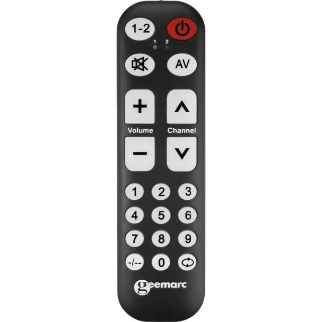 Geemarc TV-10 Universel Télécommande noir
