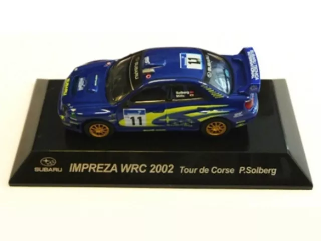 WOW EXTREMELY RARE Subaru Impreza S7 Solberg Td Corse 2002 WRC 1:64 CM's Kyosho