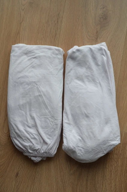 Bettlaken Babybett 70 x 140 cm hell rosa