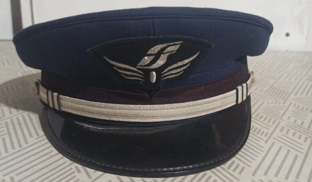 CAPPELLO FERROVIE DELLO Stato FS Taglia 57 Berretto ferroviere