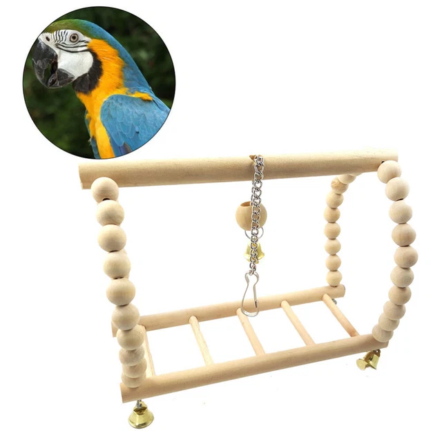 Elegante Creativo Divertido Único Loro Puente Swing Escalada Pájaro Swing