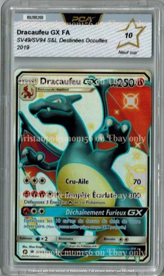 carte Pokémon Dracaufeu GX FA SV49/SV94 S&L Destinées Occultes PCA 10