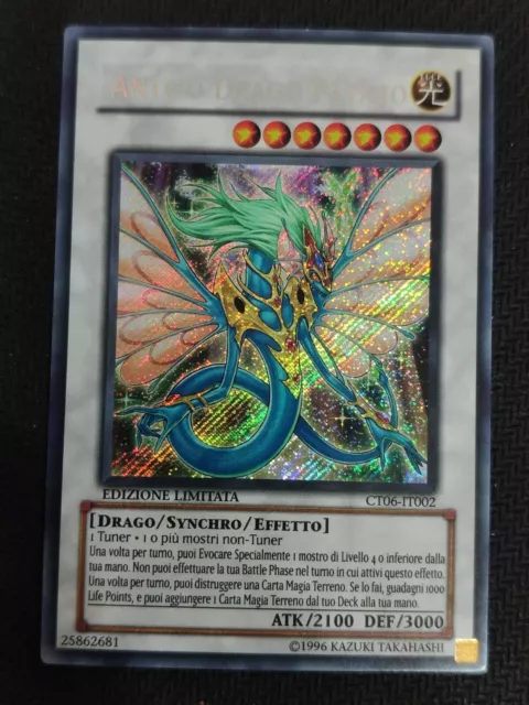 antico Drago Fatato Ancient Fairy Dragon Yu-Gi-Oh! 5ds Ct06-it002 Rara Segreta