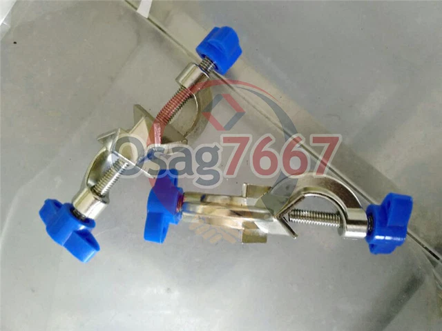 4Pcs Lab Stands Clamps Holder Laboratory Metal Grip Supports