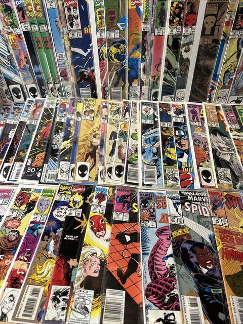 Giant Copper Age Marvel Lot Spider-Man Hulk Punisher FF More (68 Issues)