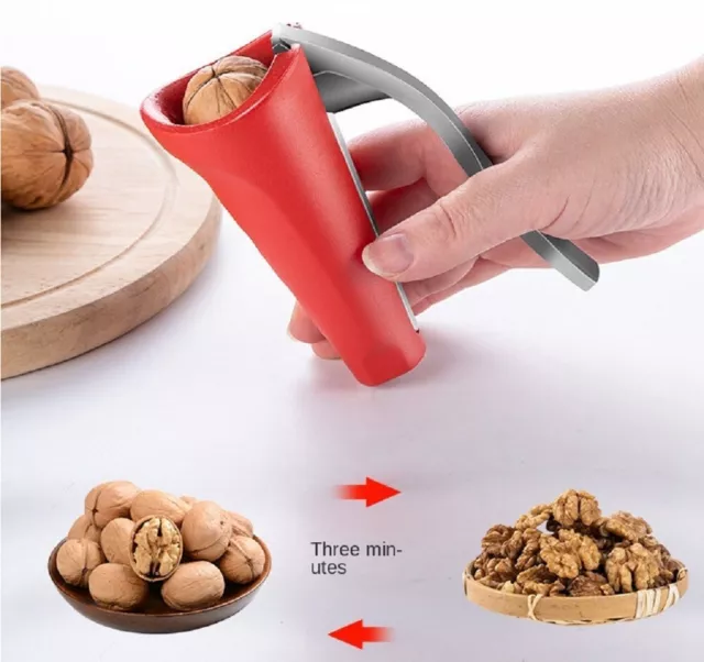 Heavy-Duty Nut Cracker Plier Set -Ergonomic Walnut & Pecan Opener, Bottle-Shaped