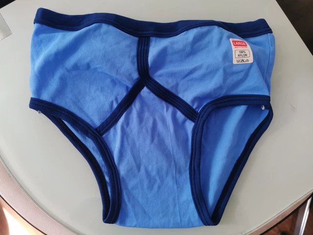 Anteriore Y Vintage anni '70 Blu Nylon Grande