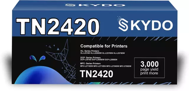 BLACK POINT Premium Cartouche de Toner pour TN2420 TN2410 TN-2420 - Noir -  pour Brother HL-L2350DW HL-L2375DW L2310D L2370DN DCP-L2530DW DCP-L2510D