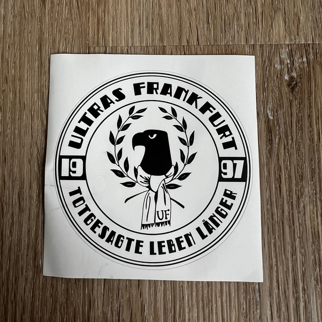 EINTRACHT FRANKFURT AUFKLEBER Sammlungsauflösung SGE Sticker Ultras EUR