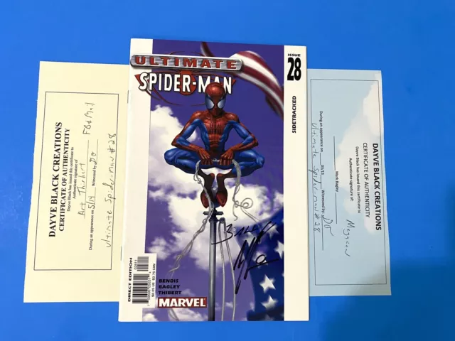 SIGNED Ultimate Spider-Man #28 (2000 marvel Comics) 1st Print w/ 2 signatures