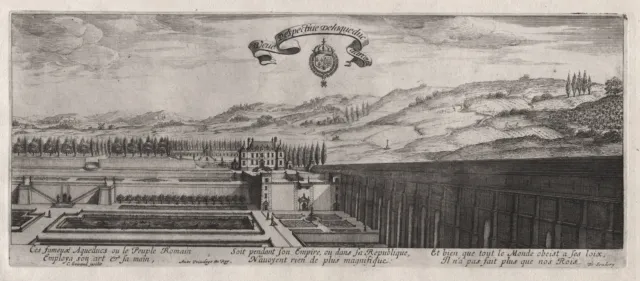 Arcueil Val-De-Marne Aqueduct Aqueducs Israele Silvestre Incisione Engraving