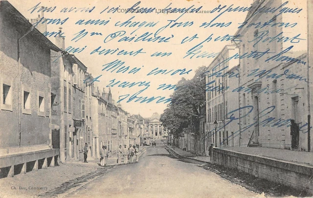 Cpa 55 Commerce Hospital And Carnot Rue