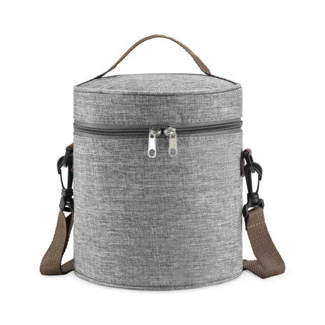 Sac isotherme repas - Sac lunch box 5L en tissu pour déjeuner bouteille