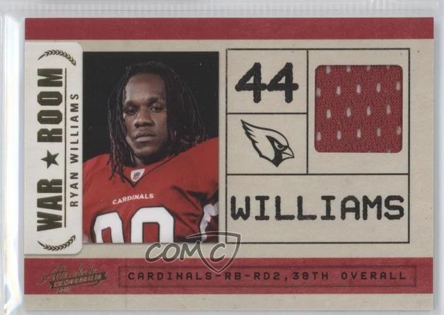 2011 Panini Absolute Memorabilia War Room Materials Ryan Williams #3 Rookie RC