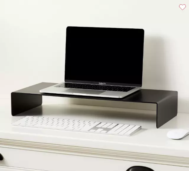 USED Pottery Barn Metal Desk Riser for Desktop Monitor or Laptop