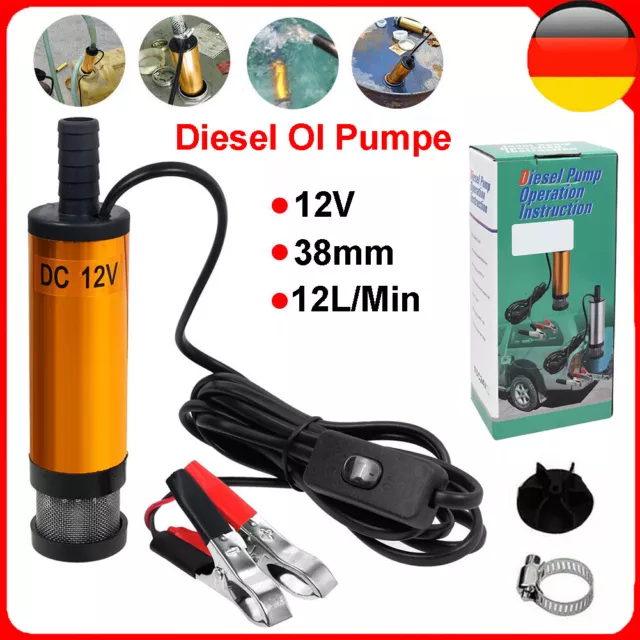 Dieselpumpe 12V 55l/min Heizölpumpe Pumpe Kraftstoffpumpe Ölpumpe 10904