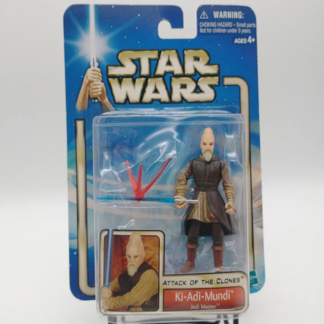 Star Wars Attack of the Clones Ki-Adi-Mundi Hasbro 2002
