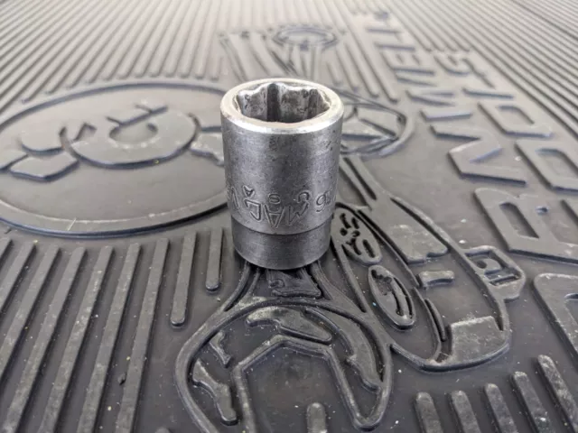 #aw853 Mac Tools 11/16'' SAE 1/2" Drive 6 Point Shallow Impact Socket VP226R USA