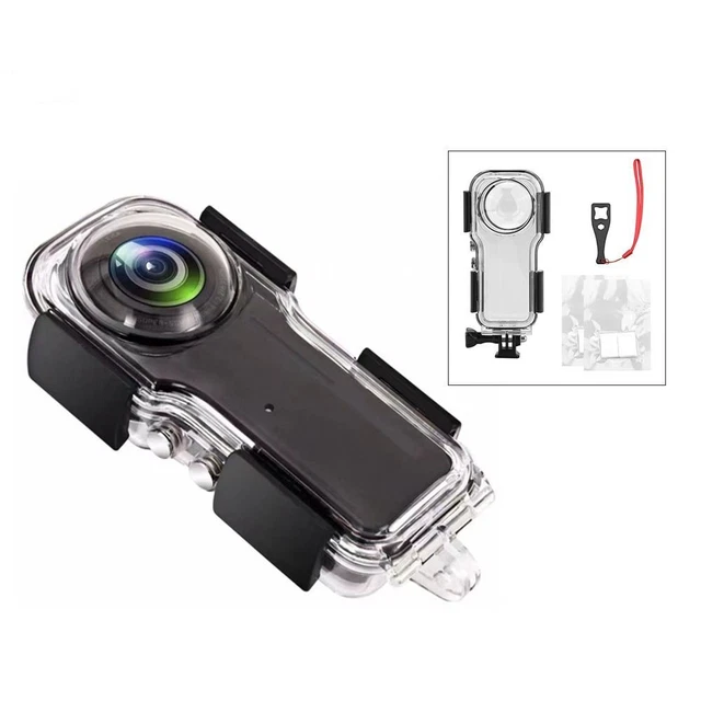 Bandeja protectora impermeable buceo para Insta360 One RS 1 pulgada