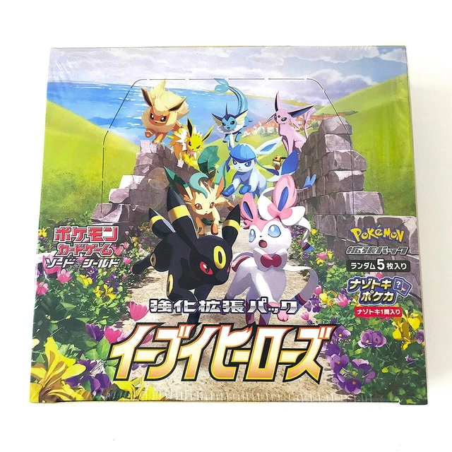 Eevee Heroes Box 30 BOXES Pokemon Eevee Heroes Booster Box Case - Korean Edition, Factory Sealed Eevee Heroes Case Eevee Heroes Box 30 BOXES Pokemon Eevee Heroes Booster Box Case - Korean Edition, Factory Sealed Eevee Heroes Case