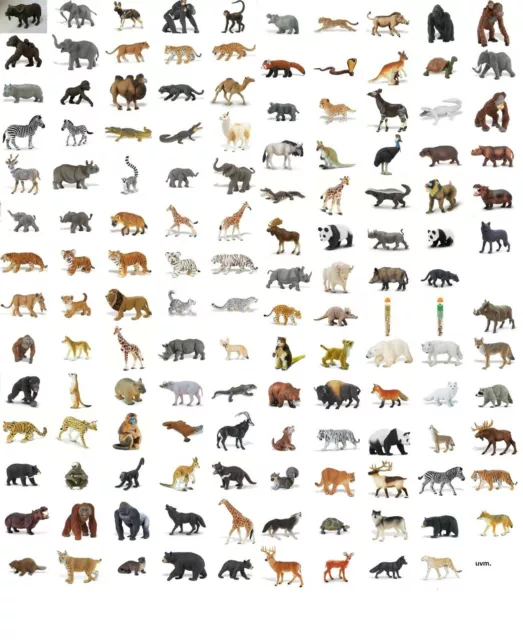 Safari Wildlife  Wunder der Wildnis   Spielfiguren Tierfiguren Figur  Auswahl