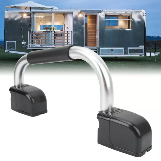 Folding RV Assist Handle With EVA Grip Aluminum Alloy Entry Door Hardware For 2