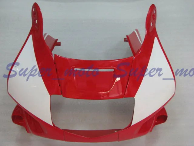 Front fairing nose Plastic cowl Fit For Honda CBR600 F2 1991-1994 1993 Red White
